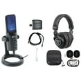 thumbnail image 1 of Rockville ROCK-STREAM PRO Gaming Streaming Recording USB Microphone+Headphones, 1 of 22