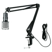 Rockville ROCK-STREAM PRO USB Microphone Recording Mic+Audio Technica Boom Arm