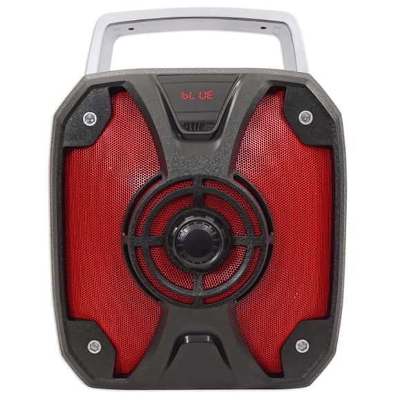Rockville ROCKBOX 6.5-Inch 100W Portable Rechargeable Bluetooth Speaker, 6000mAh Battery, USB, SD, FM Radio and Mic Input