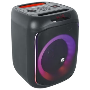 Rockville ROCKBOX PRO V2 6.5" 150w Portable LED Party Bluetooth Speaker Mic In