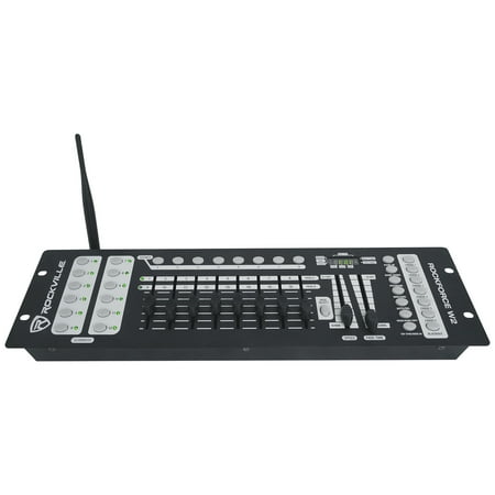 Rockville ROCKFORCE W2 192 Channel Wireless 2.4Ghz DMX Lighting Controller