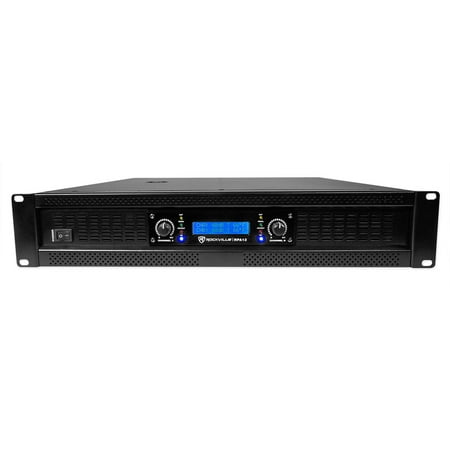 Rockville RPA12 5000 Watt Peak / 1400w RMS 2 Channel Power Amplifier Pro/DJ Amp