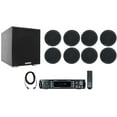 thumbnail image 1 of Rockville RPA60BT Home Theater Receiver Amp+(8) 5.25" Black Ceiling Speakers+Sub, 1 of 29