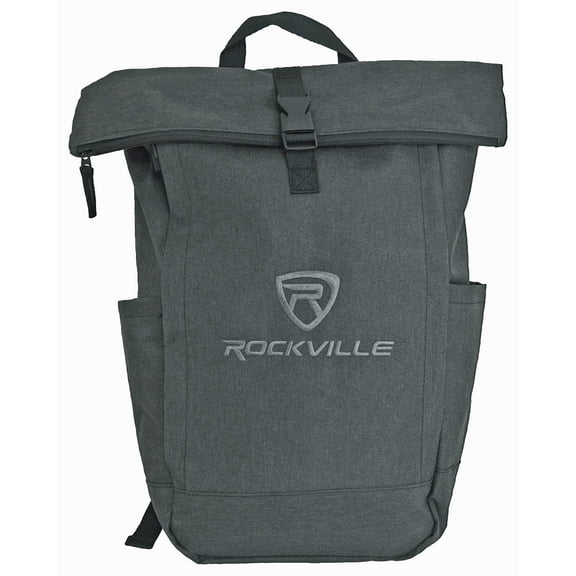 Rockville RPAK Charcoal Stylish Durable Backpack Bag w/ Padded Laptop Pocket