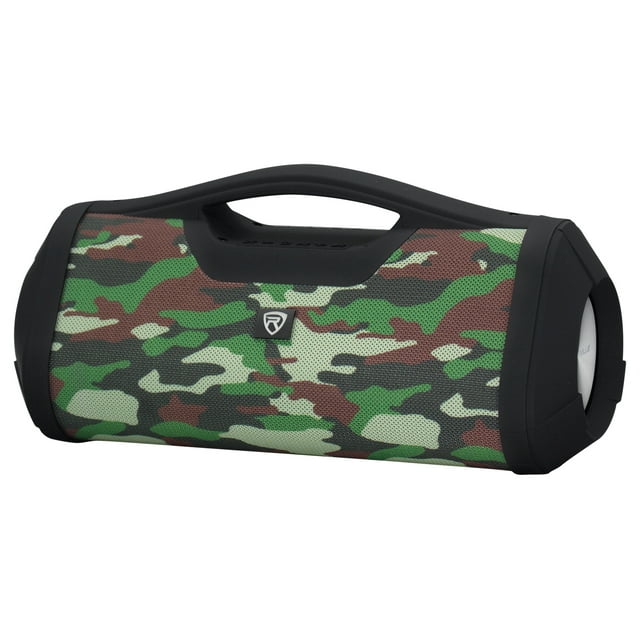 Rockville RPBXL Portable Camo Bluetooth Speaker Boombox USB/Powerbank