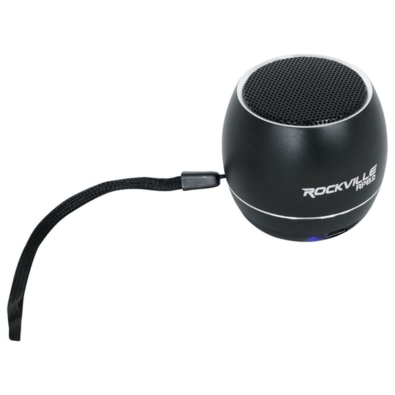 Rockville RPB2-BLACK Bluetooth Portable Speaker, Black