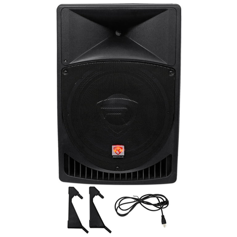 Rockville Professional Powered Active 2-Way DJ PA Speaker System