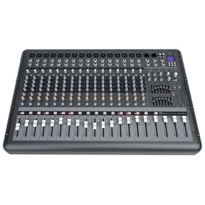 Rockville RPM1870 6000W Powered Mixer 18-Channel, USB/Bluetooth, 18 XDR2 Mic Preamps, 24-Bit Effects, Dual 7-Band EQ, for Live Sound and Events