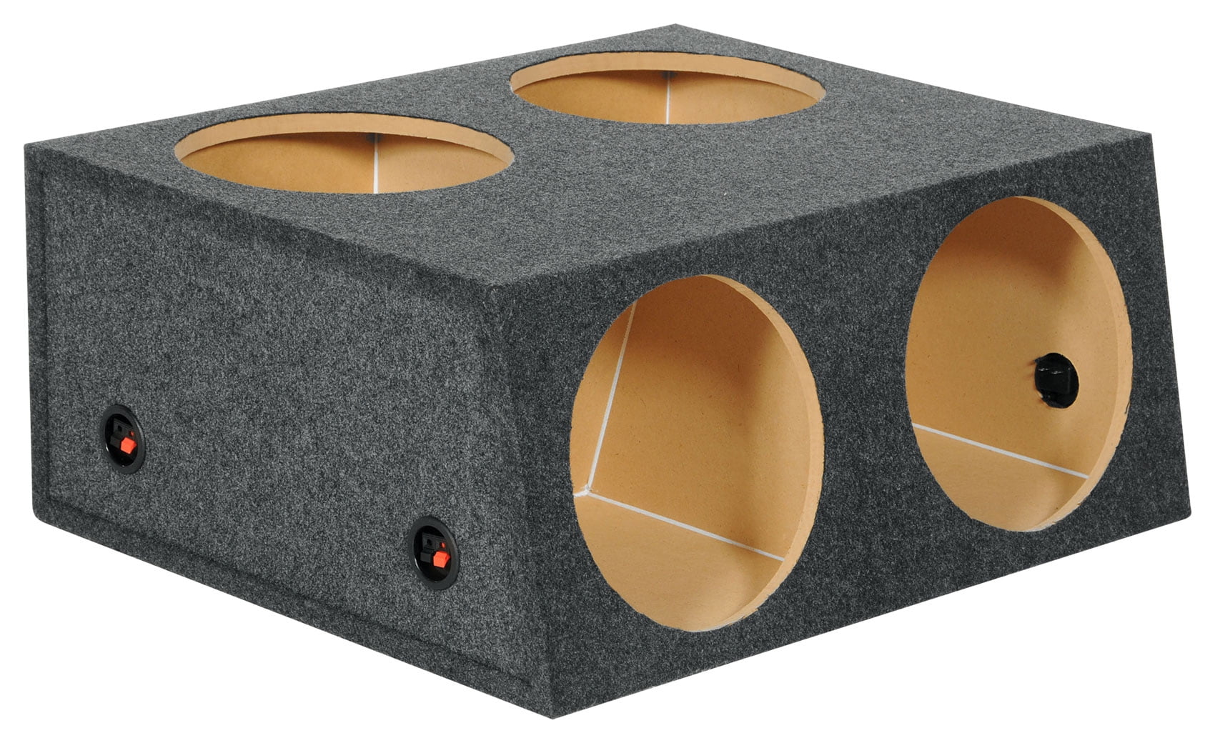 Rockville RQ12A-4  (2) Front (2) Top Sealed 12" Subwoofer Enclosure Sub Box