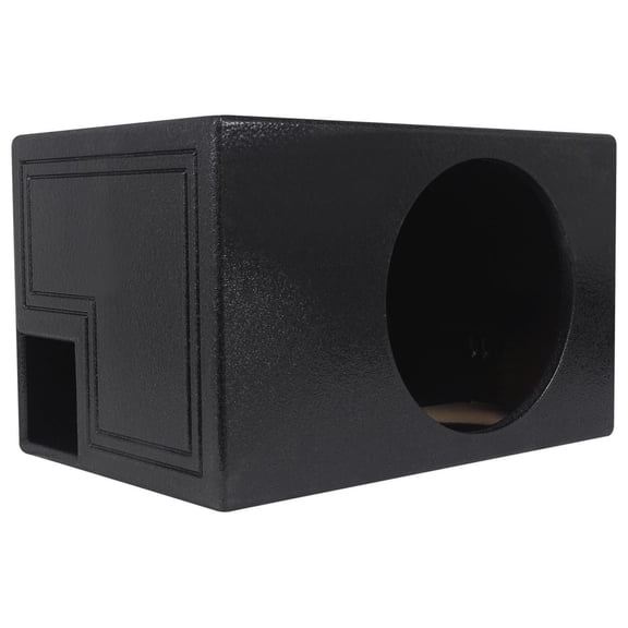 Rockville RQB12 12" QBOMB Vented Sub Enclosure Box , Bedliner Finish 1.8 Cu Ft