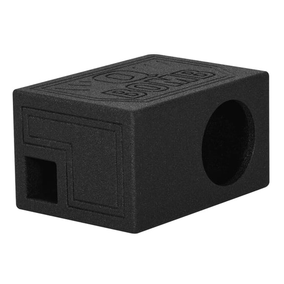 Rockville RQB65 Single 6.5" Ported Subwoofer Enclosure Bedlined Sub Box 1.01 Cu