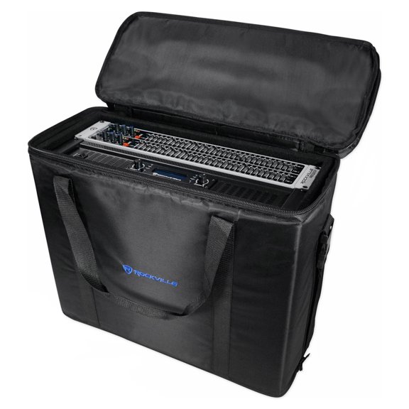 Rockville RRB45 4U Rack Bag Double-Sided Case with 16" Depth + Shoulder Strap