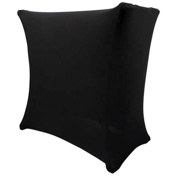 Rockville RSC5B Universal Black DJ Scrim Cloth Cover For X Stand+Carry Bag