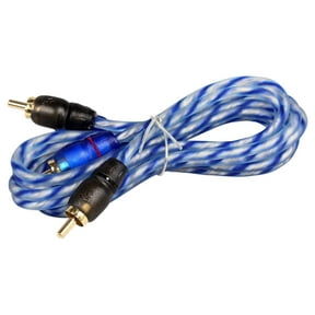 Rockville RTR032 3 Foot 2 Channel Twisted Pair RCA Cable Split Pin, 100% Copper