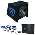 thumbnail image 1 of Rockville RV10P 10" 500w Subwoofer+Vented Sub Enclosure Box+Amplifier+Amp Kit, 1 of 24