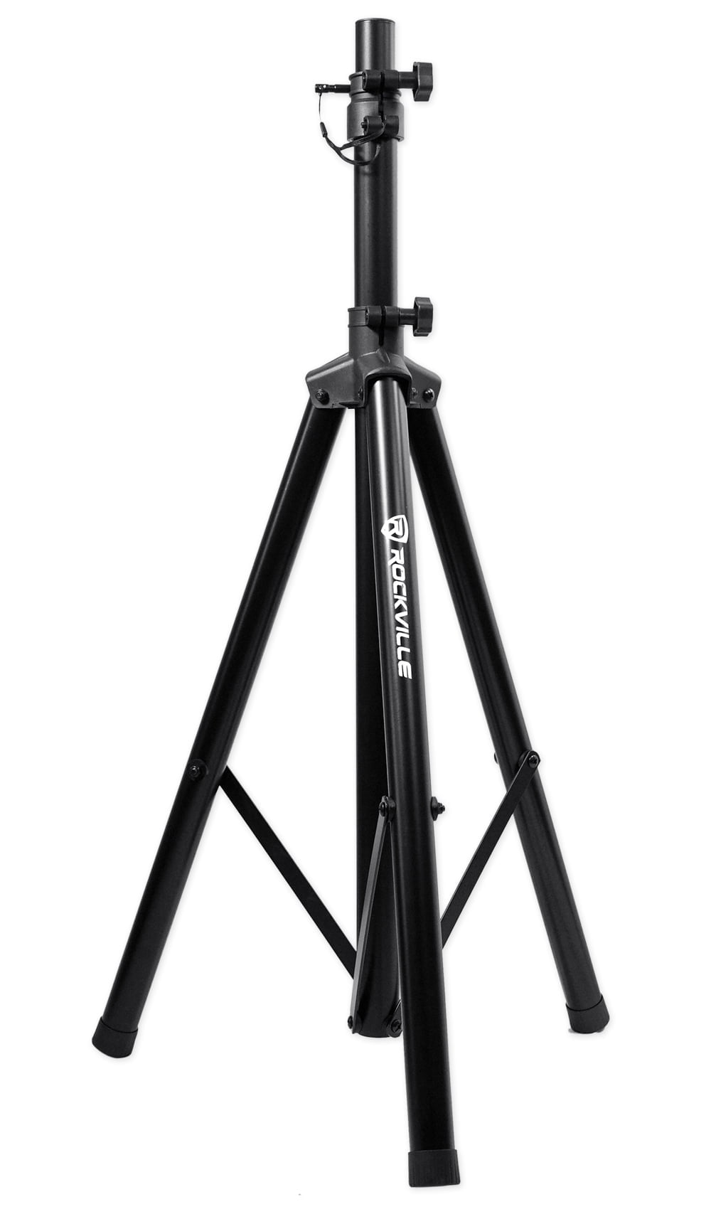 Rockville RVES05 Heavy Duty Tripod Speaker Stand, Sturdy Steel Build, 100 lb Capacity