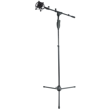 Rockville RVMIC3 Tripod Microphone Stand With Quick Release+Boom+Shockmount