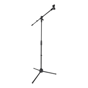 Rockville RVMIC50 Portable Sturdy Mic Stand w/ Boom Arm, Carry Bag, Adjustable