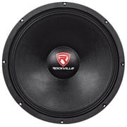 Rockville RVW1500P4 1500 W 15-Inch Mid-Bass Driver Car Audio Speaker Mid-Range, 750 W, 4 Ohm, 37 Hz - 3kHz, 103dB @ 1W/1m