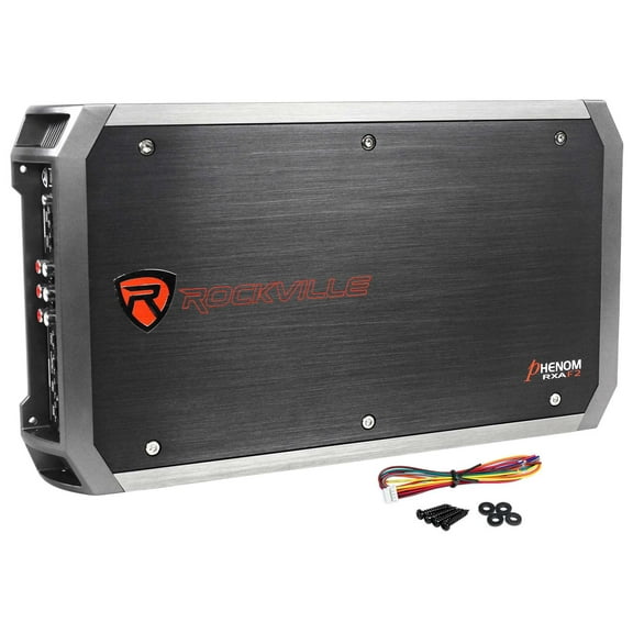 Rockville RXA-F2 2400 Watt Peak / 600w RMS 4 Channel Amplifier Car Audio Amp