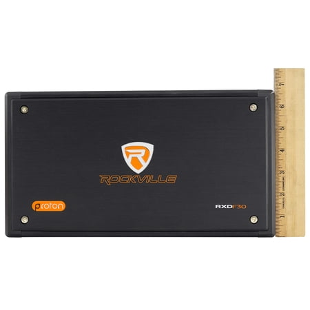 Rockville RXD-F30 Micro Car/ATV Amplifier 2400w Peak 4 Channel 4x150W RMS