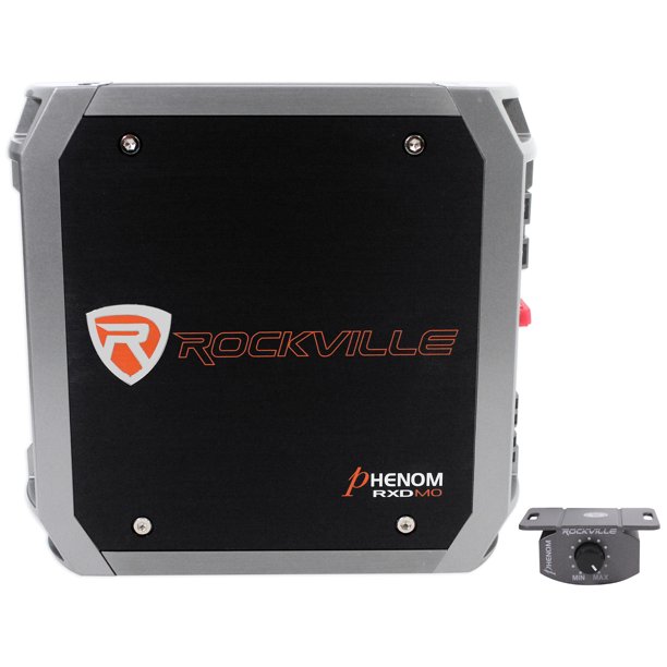 Rockville RXDM0 1200 Watt Peak/300w RMS Mono 1 Ohm Amplifier Car Audio