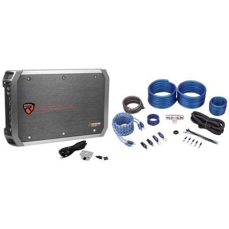Rockville RXD-M2 3000 Watt Peak/750w @ 1 Ohm RMS Mono Amplifier+Amp Kit
