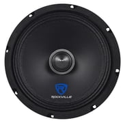 Rockville RXM88 8" 250w 8 Ohm Mid-Bass Driver Car Speaker Made w/ Kevlar Cone