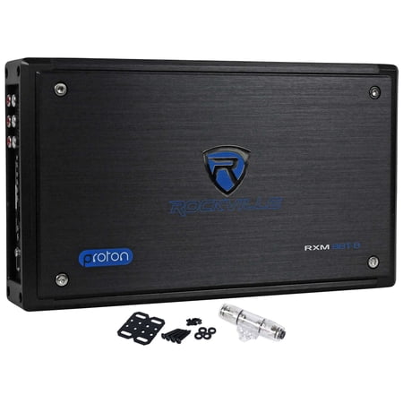 Rockville RXM8BTB 8 Channel 1500 Watt Bluetooth Car Stereo Amplifier Amp