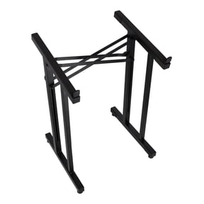 Rockville RXS30 Portable Pro Mixer Stand - Heavy-Duty 225lb Capacity, Adjustable Foldable Steel Stand for DJs