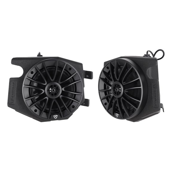 Rockville RZL7 6.5" Marine Kick Panel Speaker Enclosures for Polaris RZR 2014-2023 75W RMS / 300W Peak Power Handling Black
