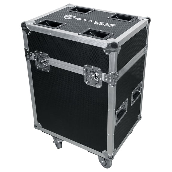 Rockville RMH2C Road Case for 2 Chauvet Intimidator Spot 355 IRC Moving Head Lights