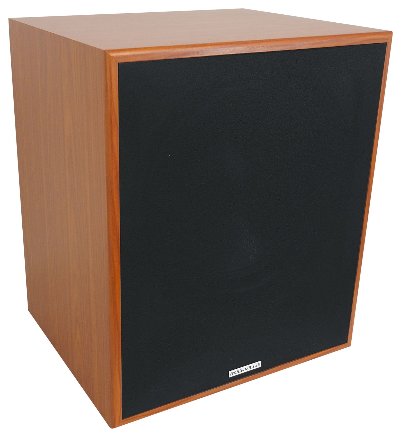 Rockville Rock Shaker 15" Inch Wood 1000w Powered Home Theater Subwoofer Sub