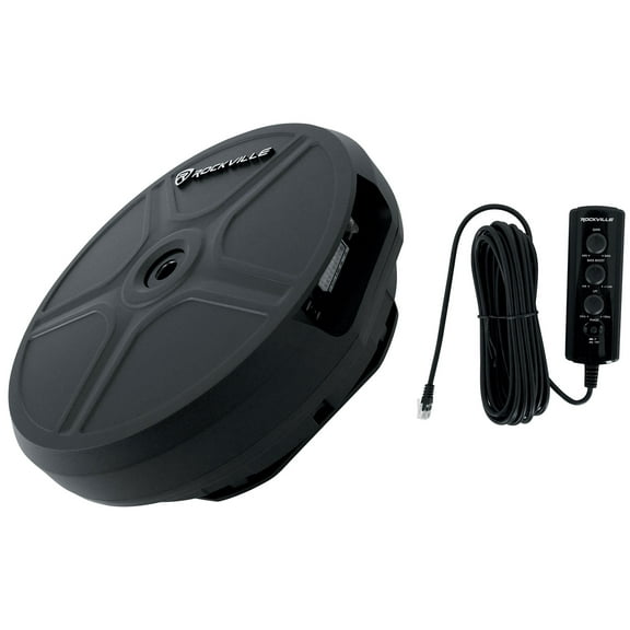 Rockville RockGhost V2 Powered 11" 800w Car Subwoofer Fits Inside Spare Tire