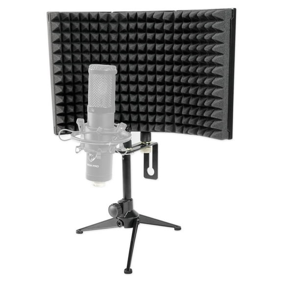 Rockville RockShield 1 Studio Microphone Isolation Shield w/Sound Dampening Foam