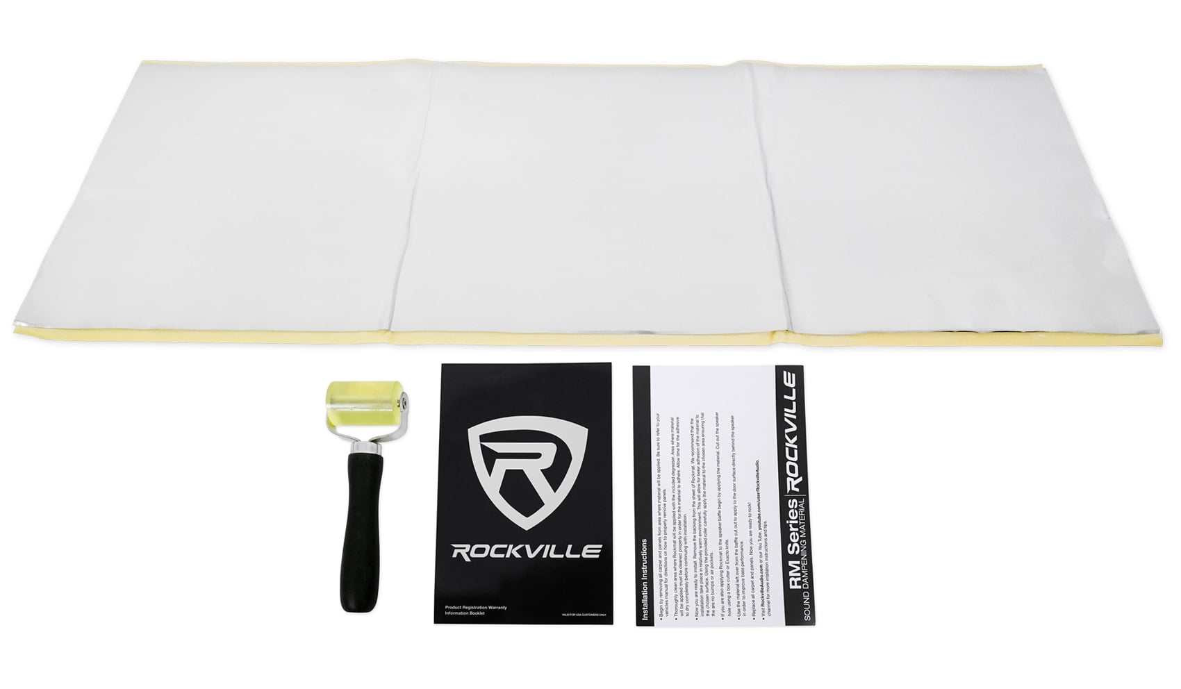Rockville Rockmat RM12 12 Sq Ft Sound Dampening/Deadening Butyl