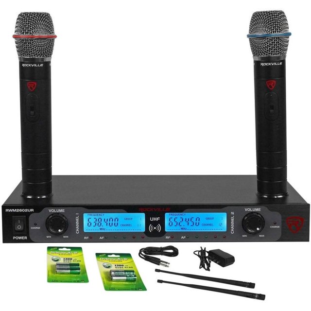 Rockville Rwm2602ur Uhf Wireless Dual Re