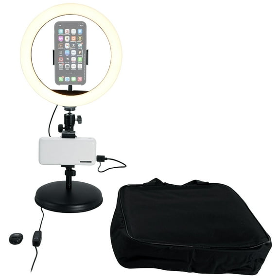 Rockville Selfie Camera Light+Remote+Stand For Youtube Video Production