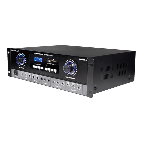 Rockville SingMix 5 2000w Home Theater Receiver w/ Bluetooth/Echo/Mic inputs