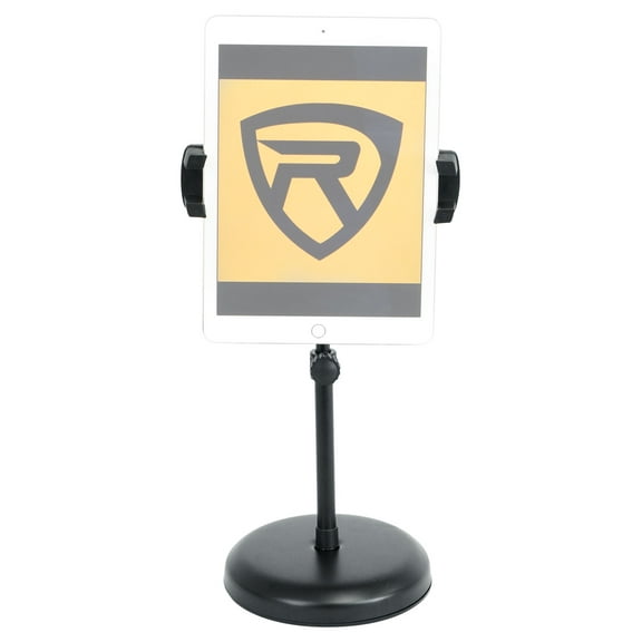 Rockville Smartphone Tablet Weighted Stand For Zoom Live Stream Conference