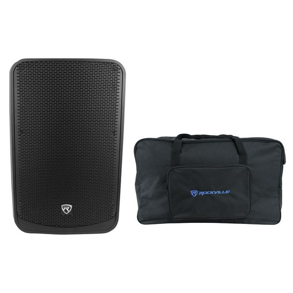 Rockville TITAN 15 15" 2000w Powered DJ PA Speaker/Bluetooth/DSP/TWS+Carry Bag