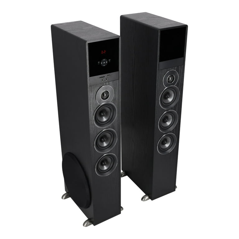 Rockville Stereo System Home Theater Tower Speakers with 10