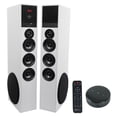 thumbnail image 1 of Rockville (1) TM150W White Powered Home Theater Tower Speakers 10" Sub/Bluetooth/USB Bundle with (1) Rockville Mini WiFi Music Player Wireless Audio Streaming Multiroom Stereo Receiver (2 Items), 1 of 12