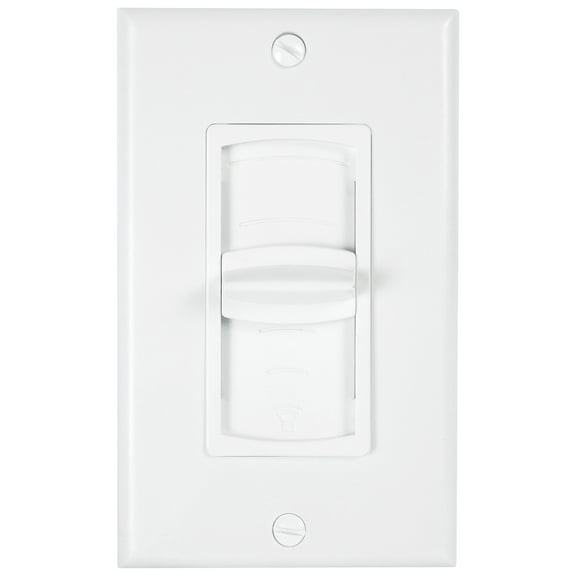 Rockville VOL855 8 Ohm 50 x 2 Watt Wall Stereo Volume Controller 12 Step Slider