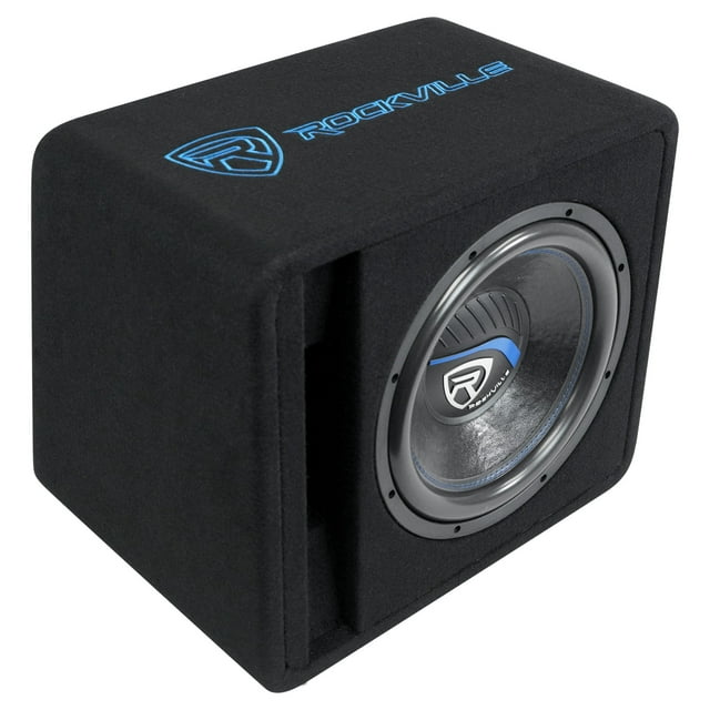 Rockville VS12K54 12" K5 1400w Car Subwoofer in Vented Sub Enclosure Box - 4 Ohm