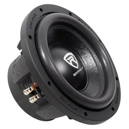 Rockville W10K6D2 V2 10" 2000w Peak Car Audio Subwoofer Dual 2-Ohm Sub 500w RMS CEA Rated