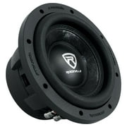 Rockville W8K6D4 V2 K6 Series 8 Inch 1400W Peak 350W RMS Dual 4 Ohm Car Audio Subwoofer, 2 Inch Voice Coil, Cast Aluminum Basket