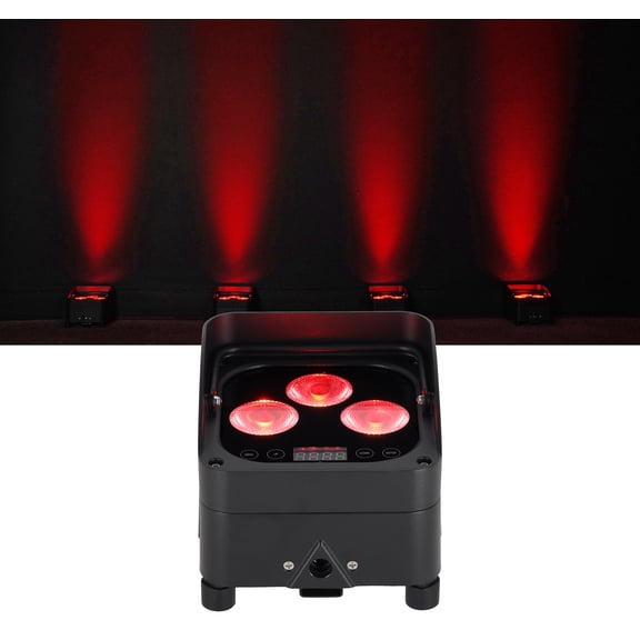 Rockville WET PAR 50 Waterproof Battery LED DJ Light+Wireless DMX+RF Remote