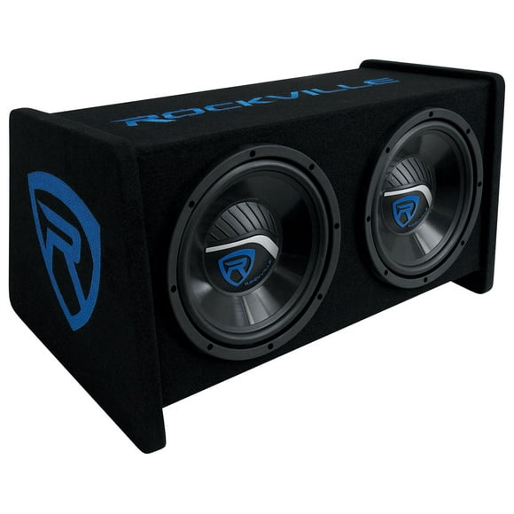 Rockville Water Resistant Car Subwoofers with USB Cable, PE Black, 50 oz