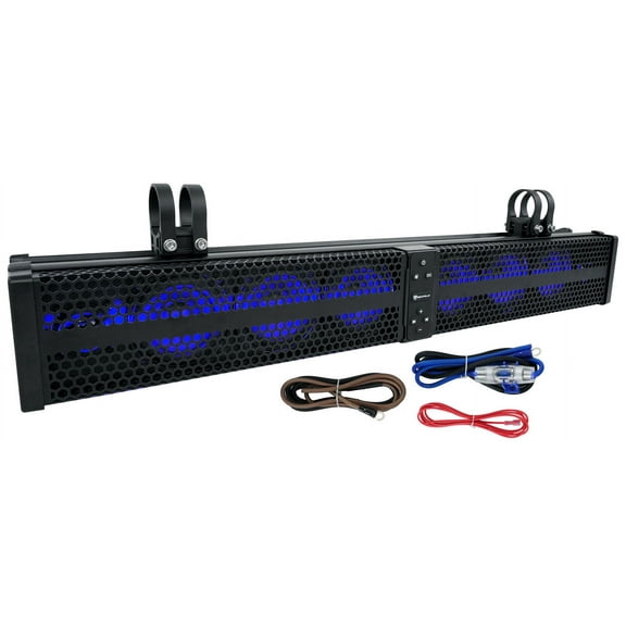 Rockville XBAR-32 32" ATV/UTV Soundbar Bluetooth Speaker System w/LED + Wire Kit